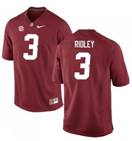 Calvin Ridley #3 Alabama Crimson Tide Football Jersey - Crimson