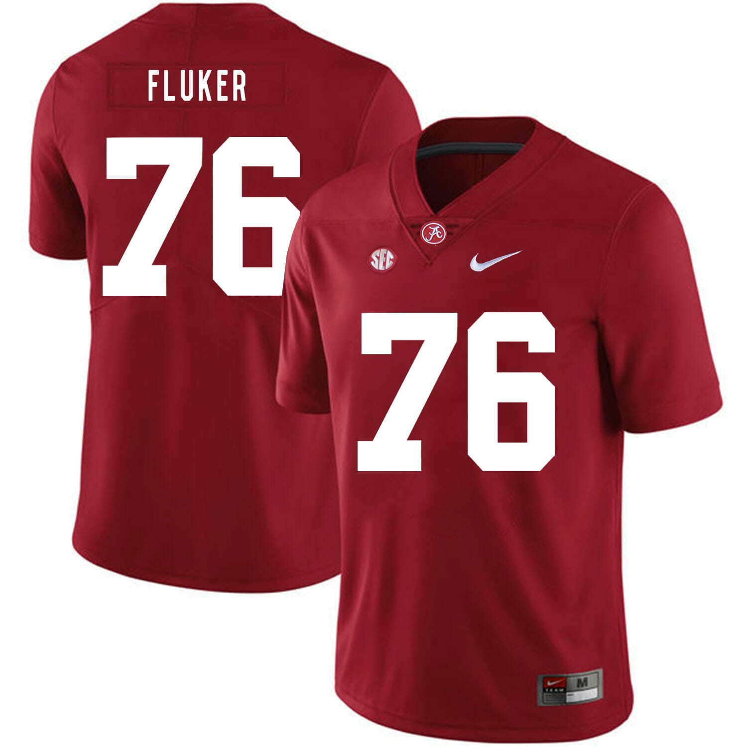 Men's Nike Mac Jones Crimson Alabama Tide Player Game Jersey Size: Medium