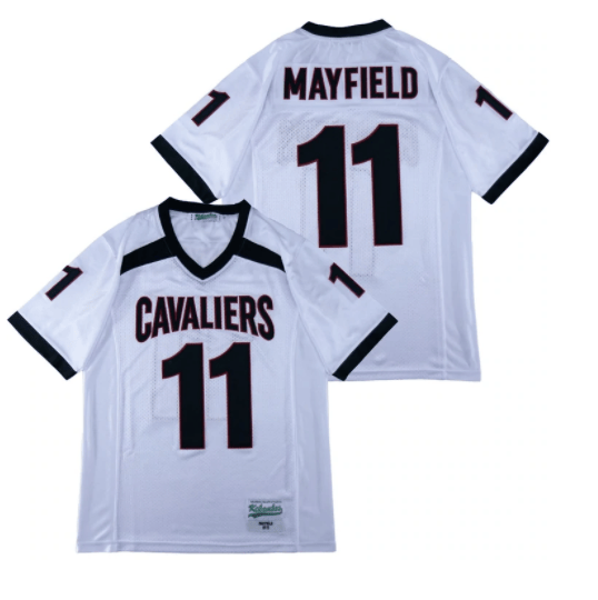 Baker Mayfield #11 Cavaliers High School Football Jersey - Malcom Terry