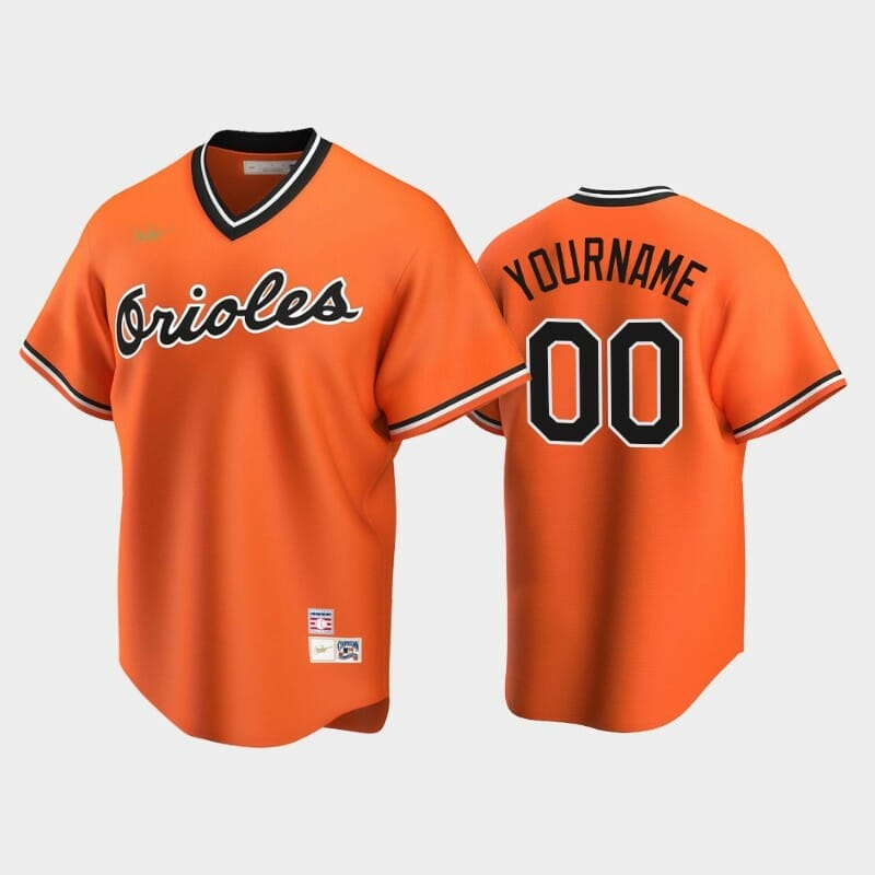 Baltimore Orioles Love Team Personalized Orange Design Baseball