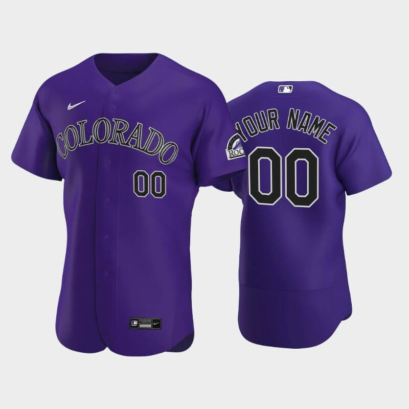 rockies baseball jersey purple