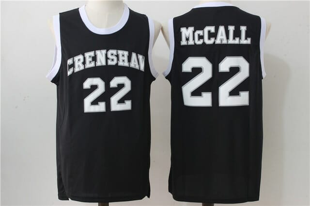 Quincy Mccall #22 Crenshaw High School Basketball Jersey - Malcom Terry