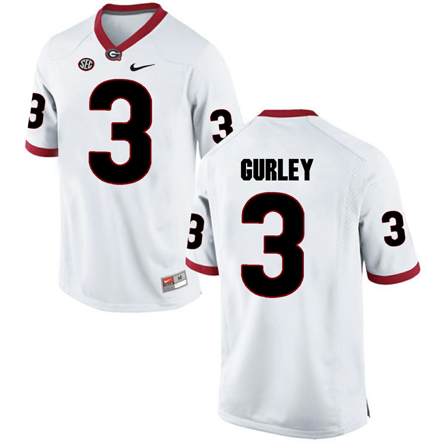 Georgia Bulldogs Jersey #1 George Pickens College Football Limited White