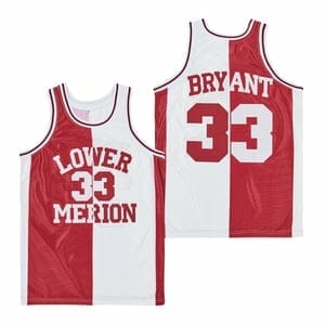 Kobe Bryant 33 Lower Merion High School Light Blue Basketball