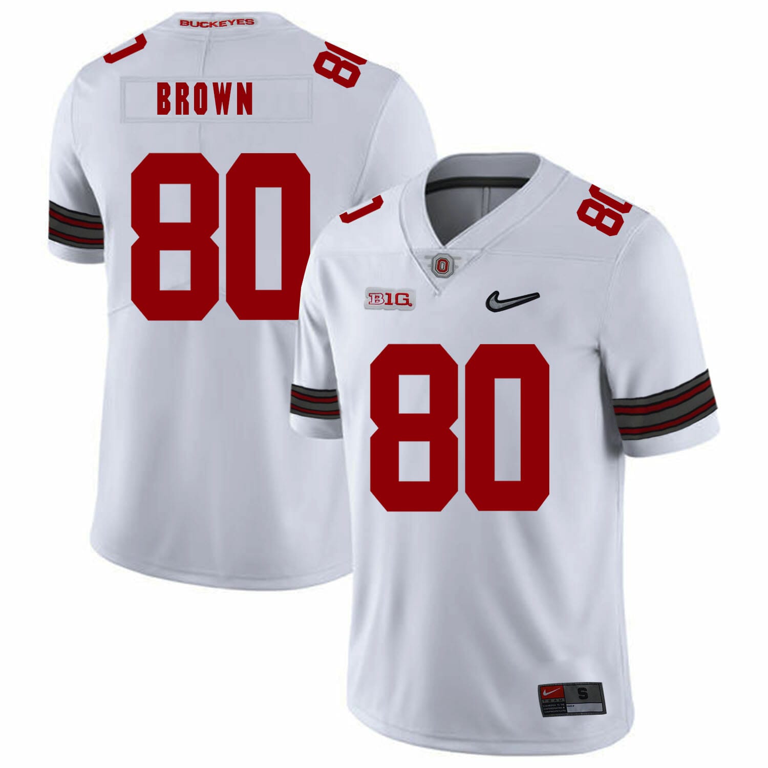 Chris Olave Ohio State Buckeyes Style Throwback Jersey – Best