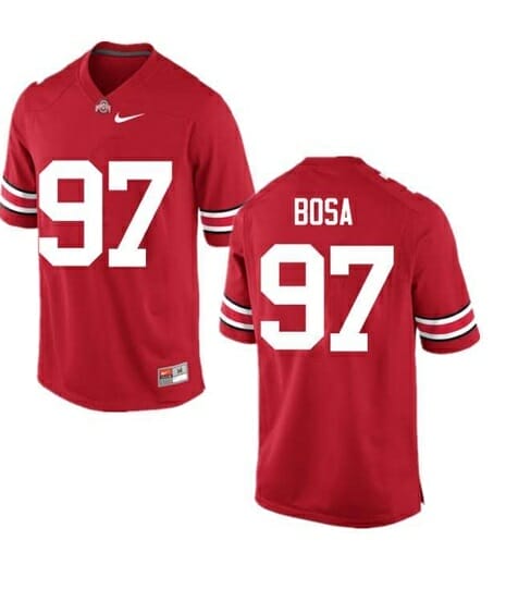 Ohio State Buckeyes #97 Joey Bosa Limited NCAA College Football Jersey Red  - Malcom Terry