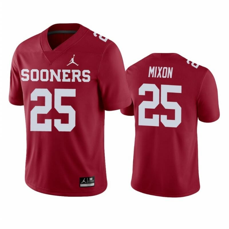 Oklahoma Sooners #25 Joe Mixon NCAA Football Jersey - Malcom Terry