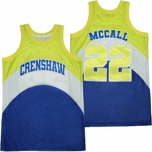 Quincy Mccall #22 Crenshaw High School Alternate Basketball Jersey - Malcom  Terry