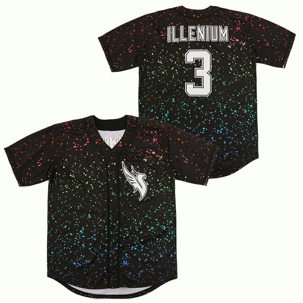 Singer Illenium #3 Movie Baseball Jersey Diamond Fashion Hip Hop - Malcom  Terry