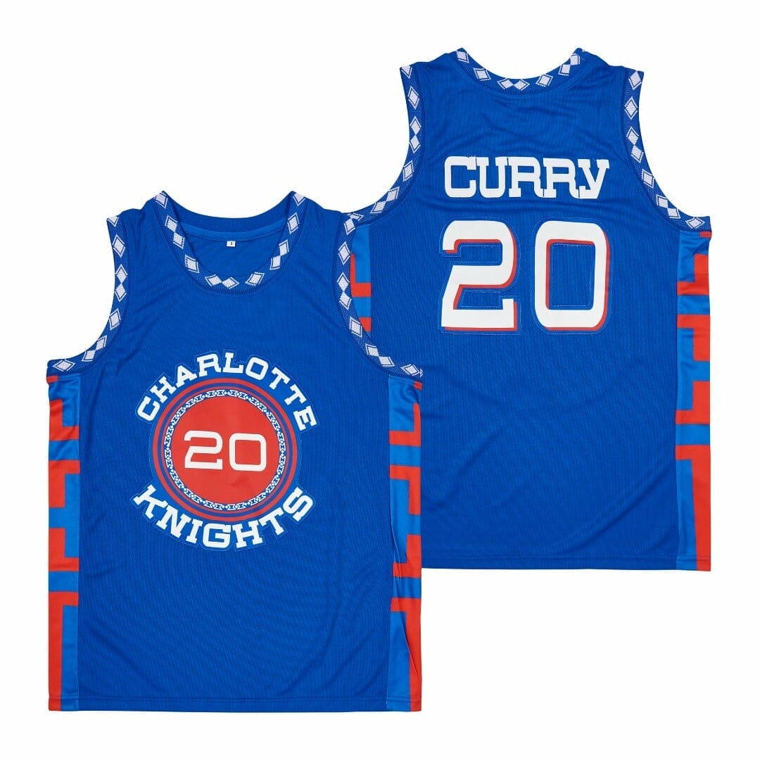 Stephen Curry #20 Charlotte Knights High School Basketball Jersey - Malcom  Terry
