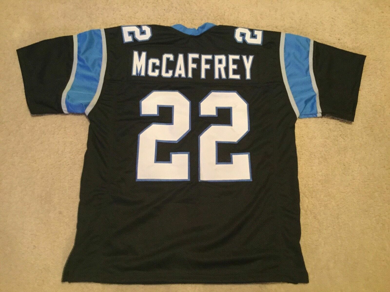 stitched christian mccaffrey jersey