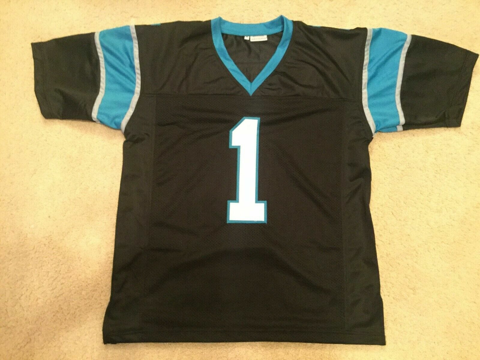 Cam newton 2025 stitched jersey