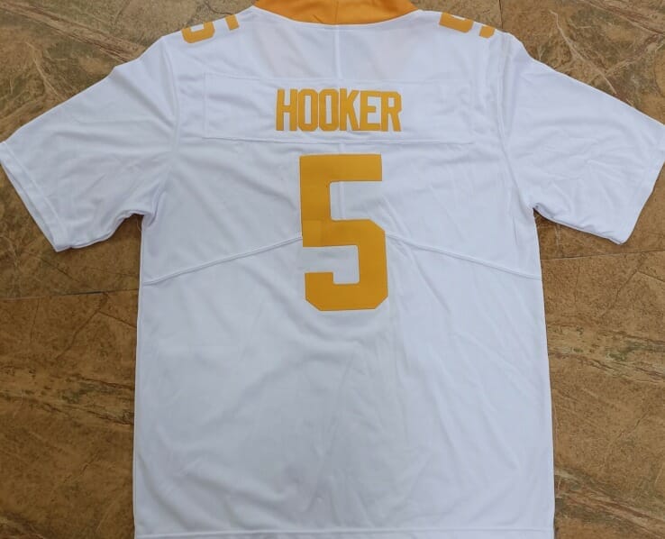 Hendon Hooker Jersey Tennessee Volunteers Replica Football Jersey - White -  Malcom Terry