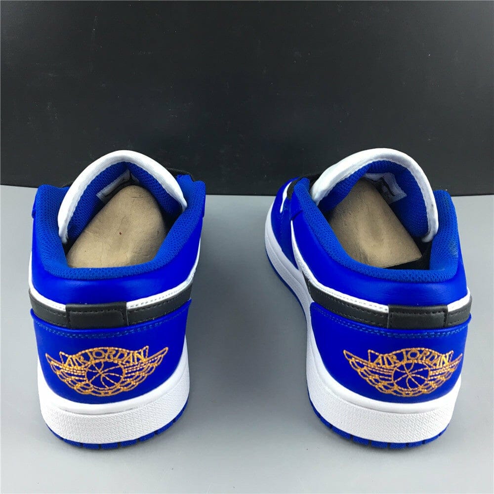 Hot] Buy New Air Jordan 1 Low Hyper Royal Orange Peel