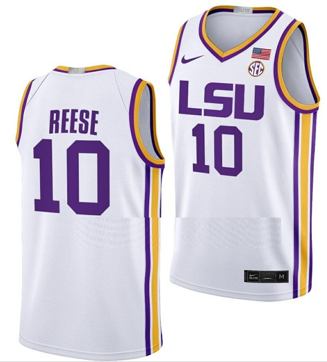 Trending] Buy New Angel Reese Jersey LSU Tigers White #10