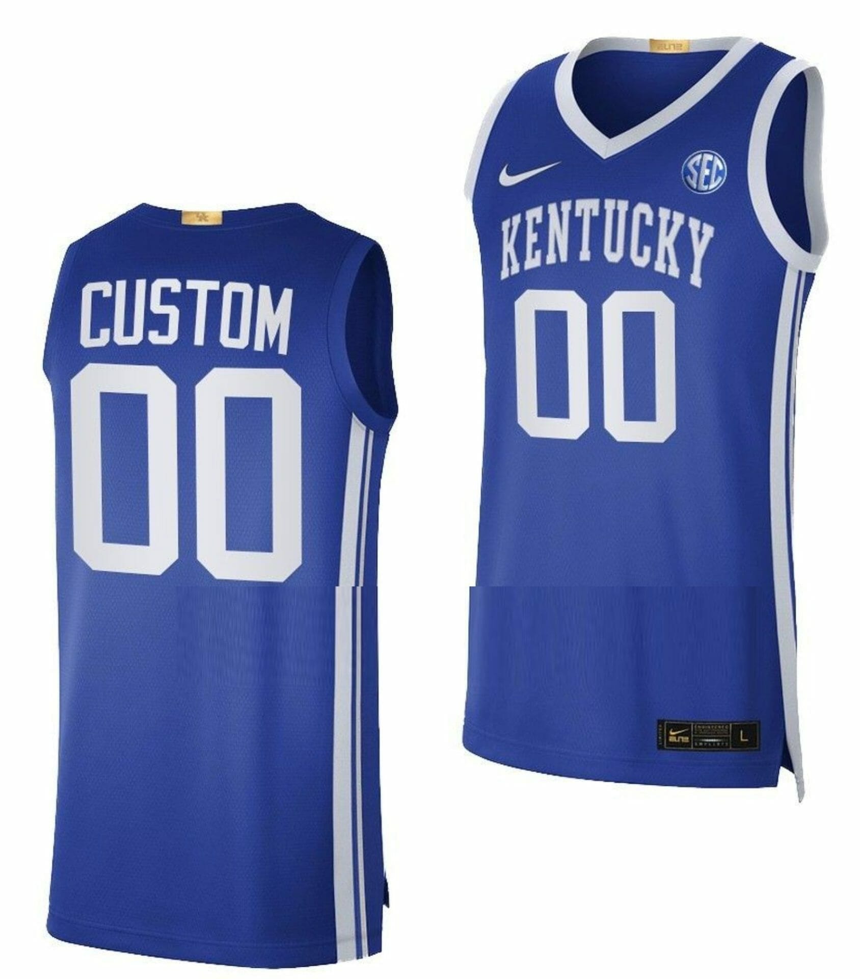Hot] Buy New Custom Kentucky Wildcats Jersey Blue 2022-23