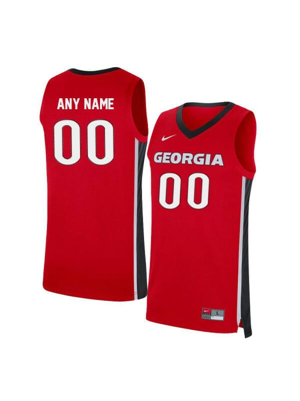 Georgia Bulldogs Nike Replica Full-Button Baseball Jersey - Red