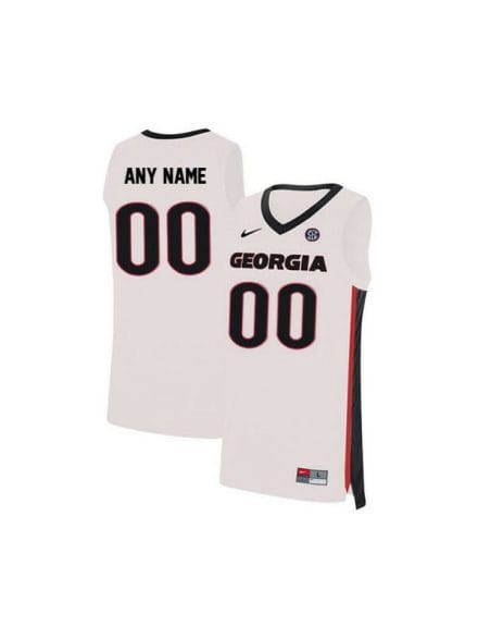 Custom College Basketball Jerseys Ole Miss Rebels Jersey Name and Number Elite White