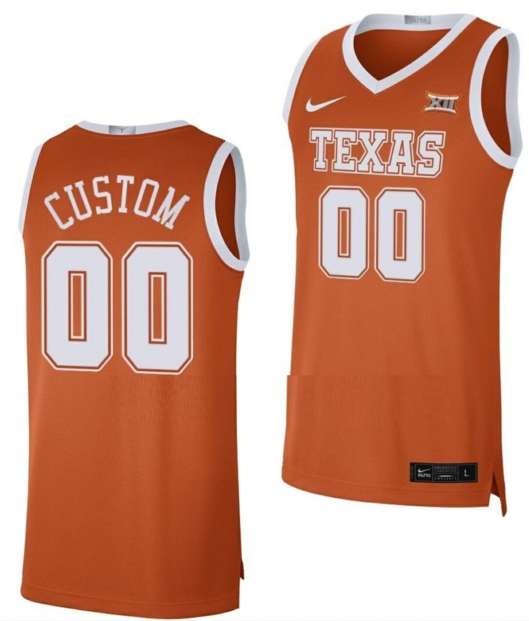 Trending Now] New Custom Texas Longhorns Jersey Orange