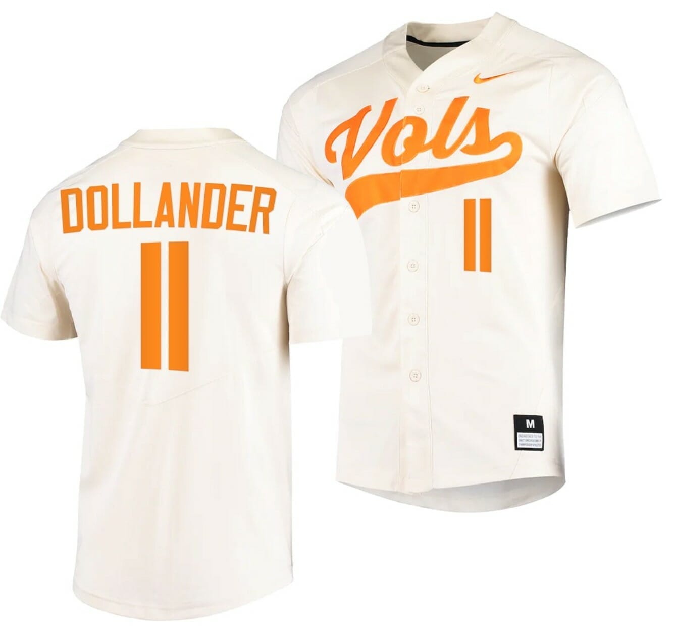 Available] New Chase Dollander Jersey Tennessee White #11