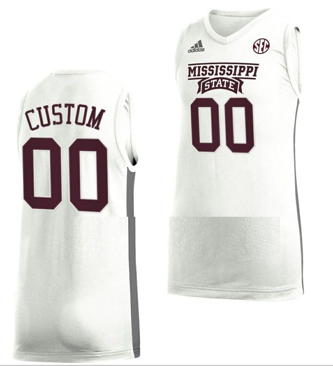 Men's Maroon Mississippi State Bulldogs Basketball Jersey