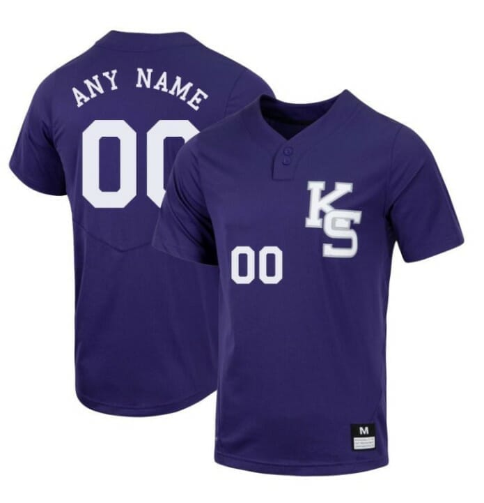 Custom Kansas State Wildcats Baseball Jersey - Jomagift