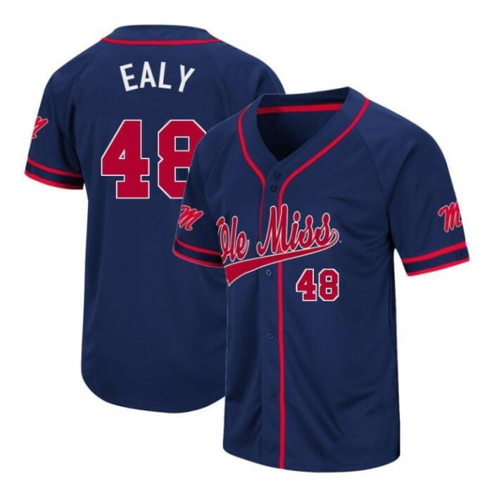 Available] Buy New Jerrion Ealy Jersey Ole Miss Navy #48