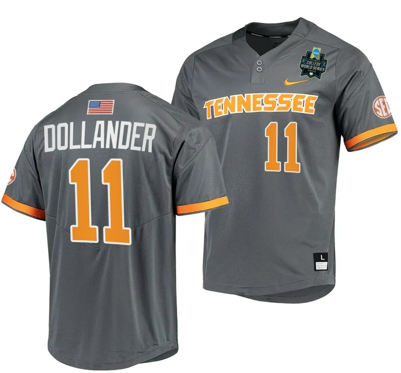 2023 Baseball Jersey - Gray