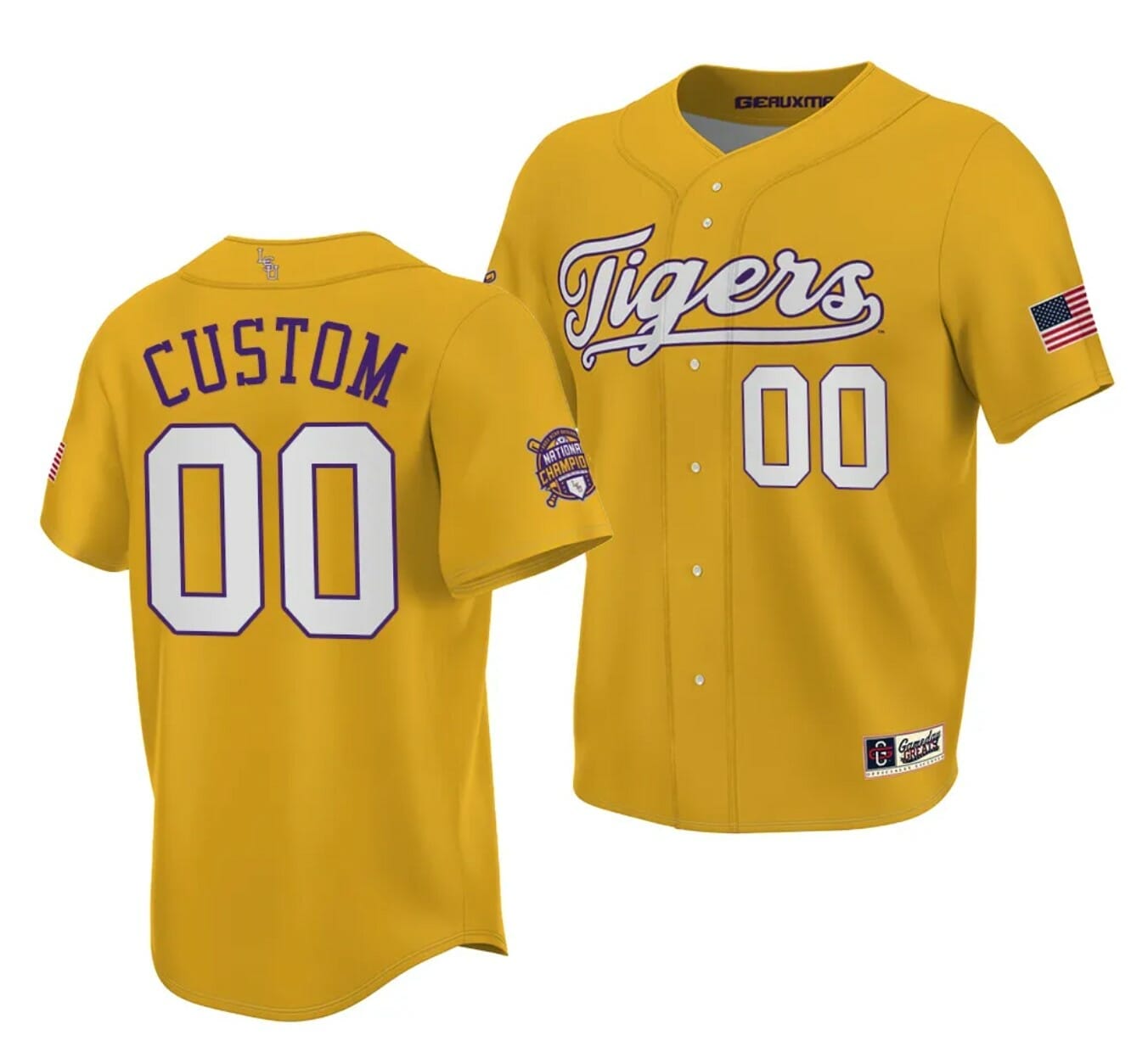 Available] Buy New Custom LSU Tigers Jersey 2023 WS Purple
