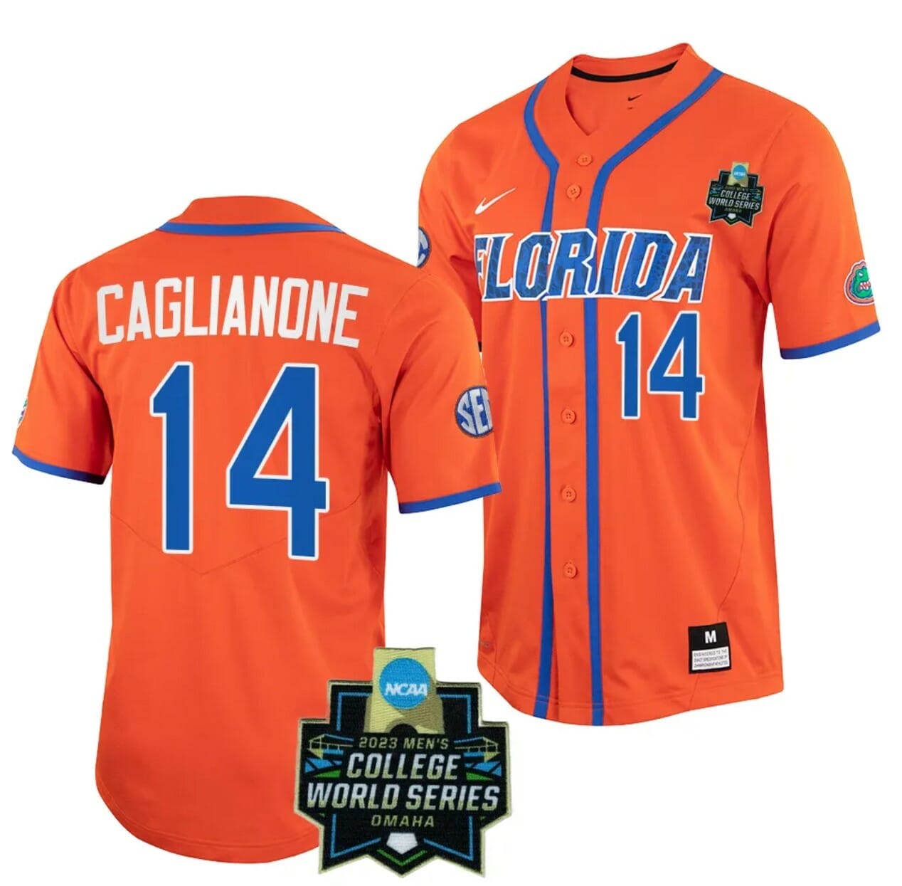 Available] Buy New Jac Caglianone Jersey Orange #14 WS 2023
