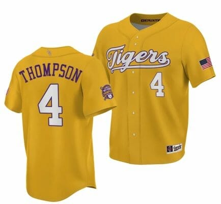 Trending] Buy New Jordan Thompson Jersey LSU Tigers Gold WS