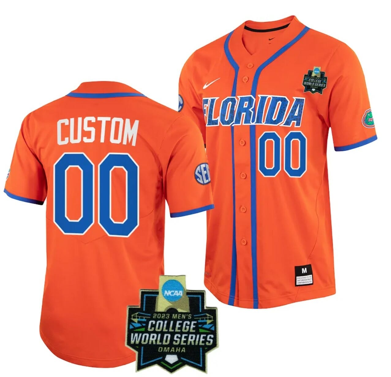 Available] Get New Custom Florida Gators Jersey Orange WS