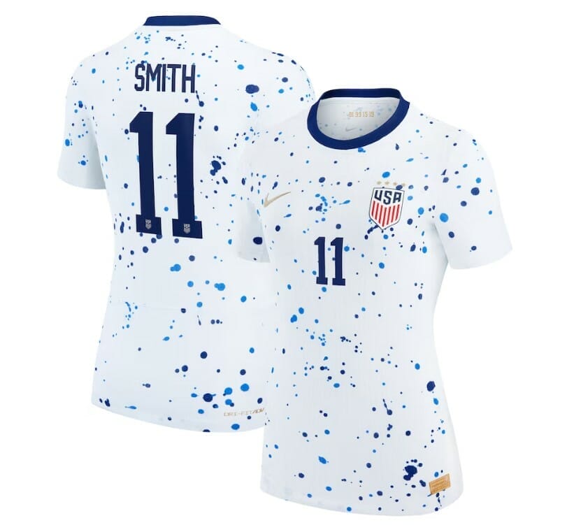 Buy New USWNT Jersey No Name 2022-23 Home Breathe Stadium Replica White