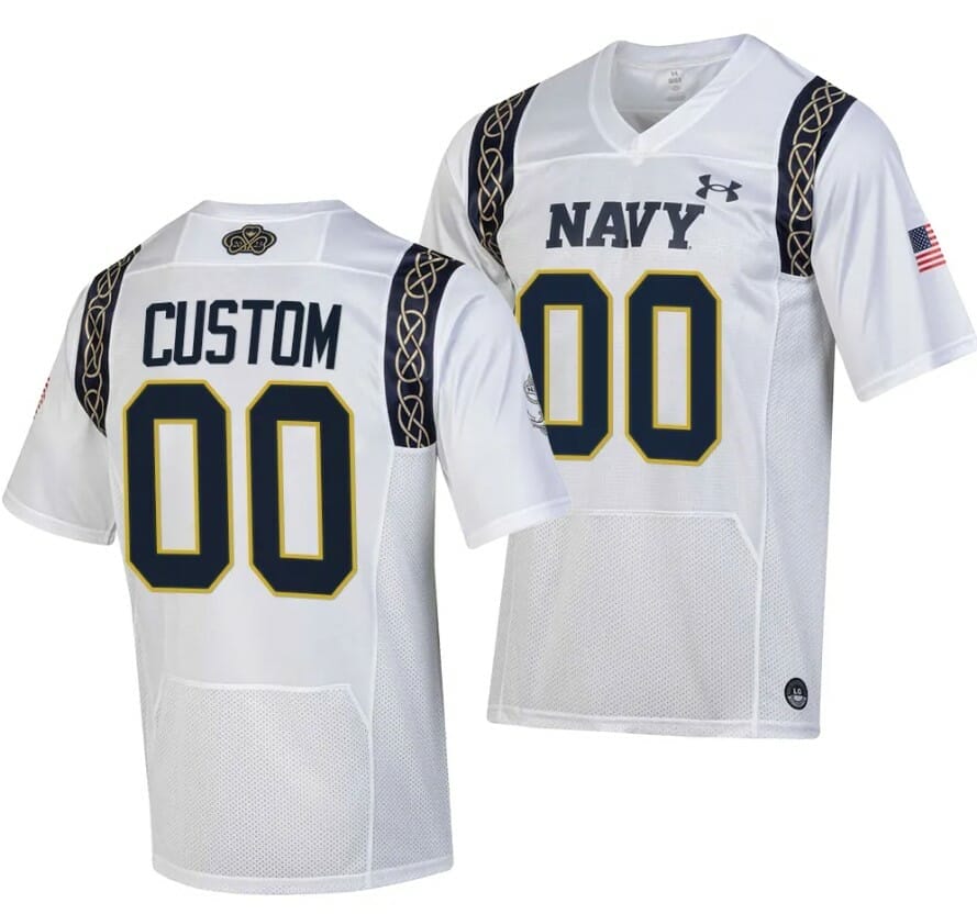 Justin Herbert Custom Stitched Navy Jersey