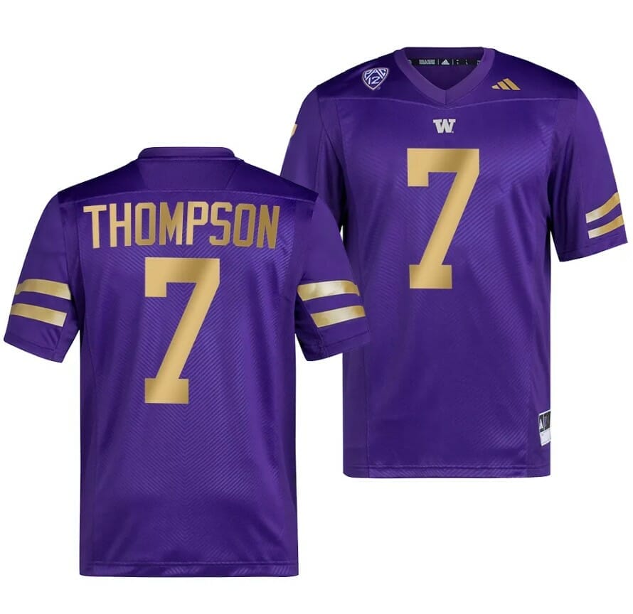 Shaq Thompson Washington Huskies #7 Youth Football Jersey - Purple