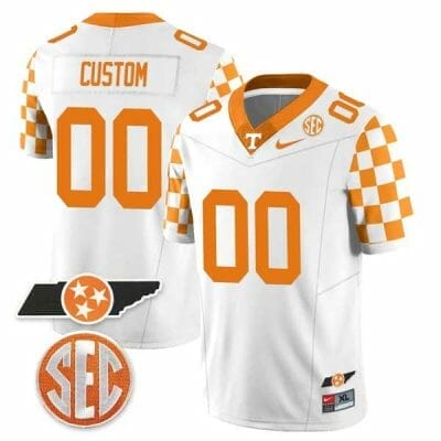 Custom NCAA Baseball Jersey Tennessee Volunteers Name and Number College Grey