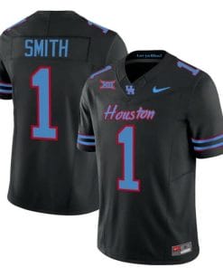 Donovan Smith Jersey Houston Cougars Oilers 2023 #1 Inspired Vapor College Football All Stitched White