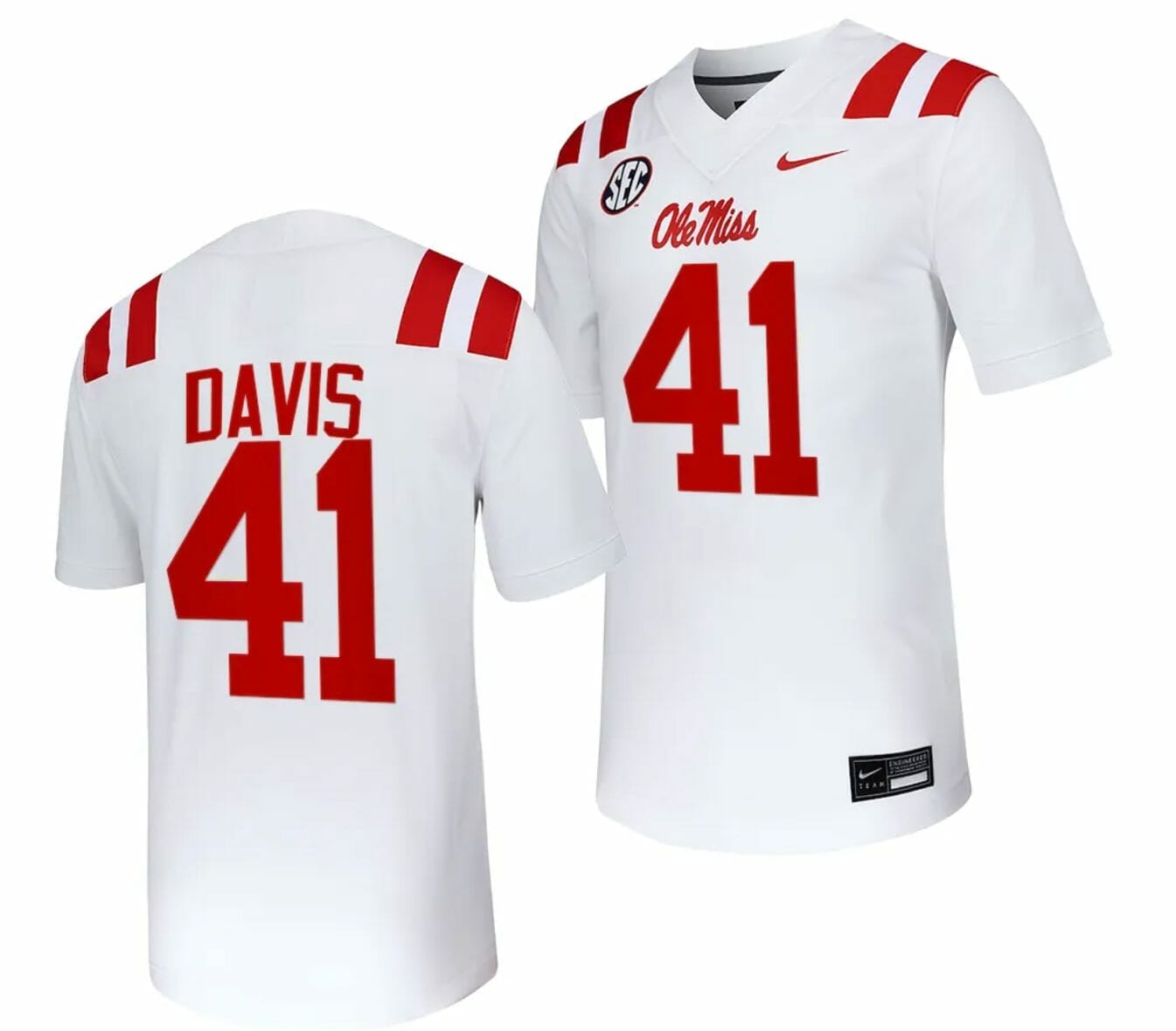 Ole Miss Rebels Football Jersey Custom 