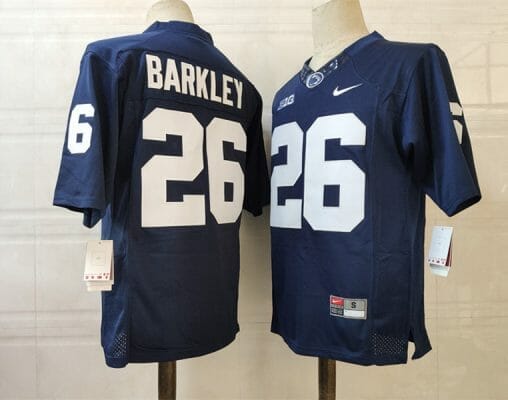 HOT] New Barkley Penn State Jersey #26 No Name White