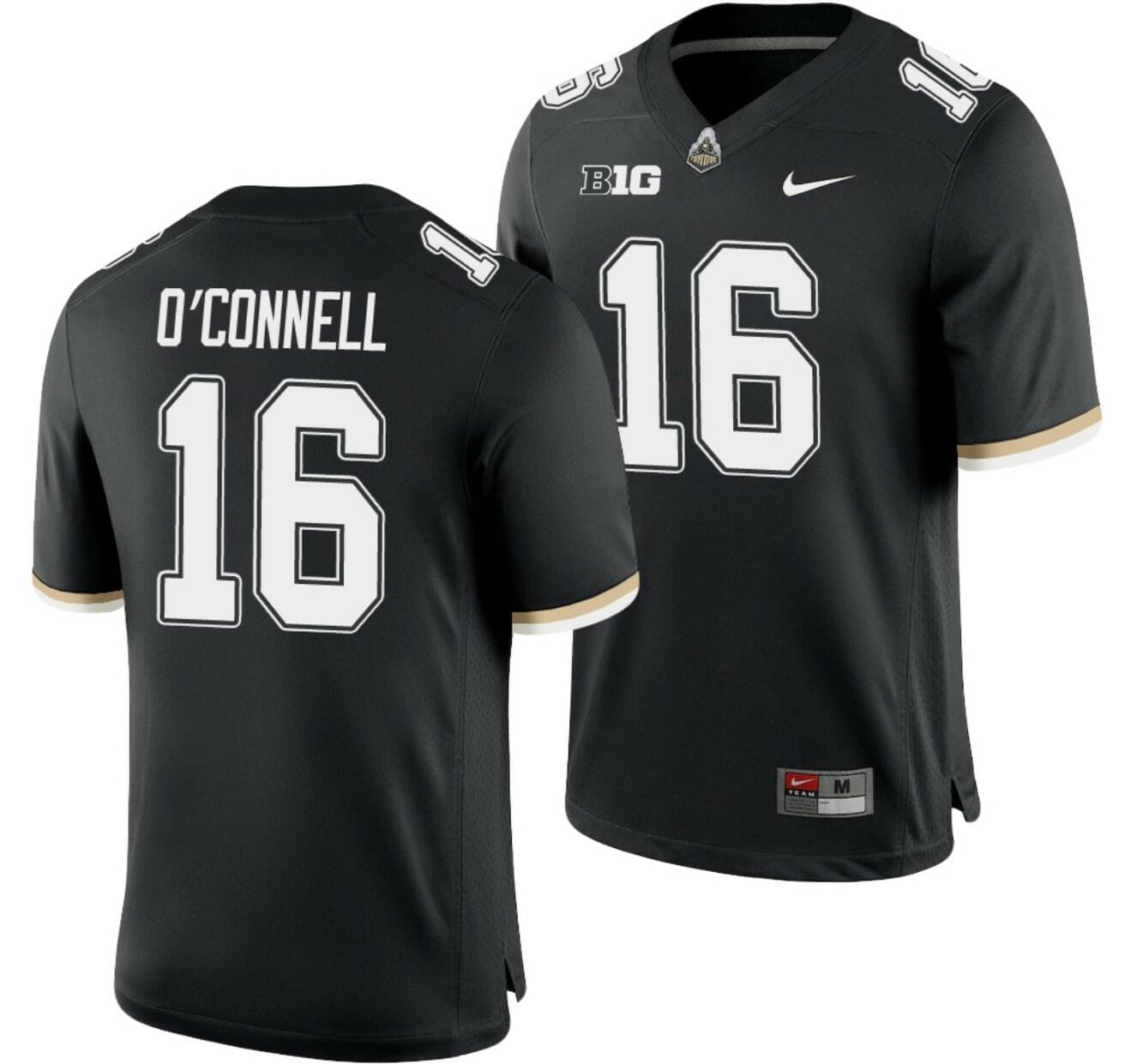 [Available] Buy New Purdue Aidan OConnell Jersey #16 Black