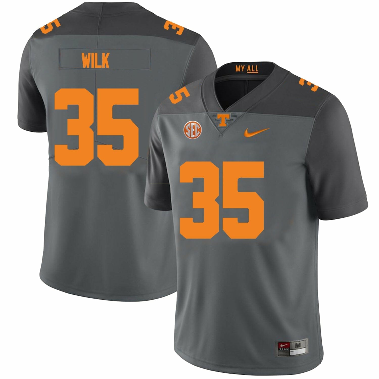 Available] Buy New Tennessee #35 Patrick Wilk Jersey Gray