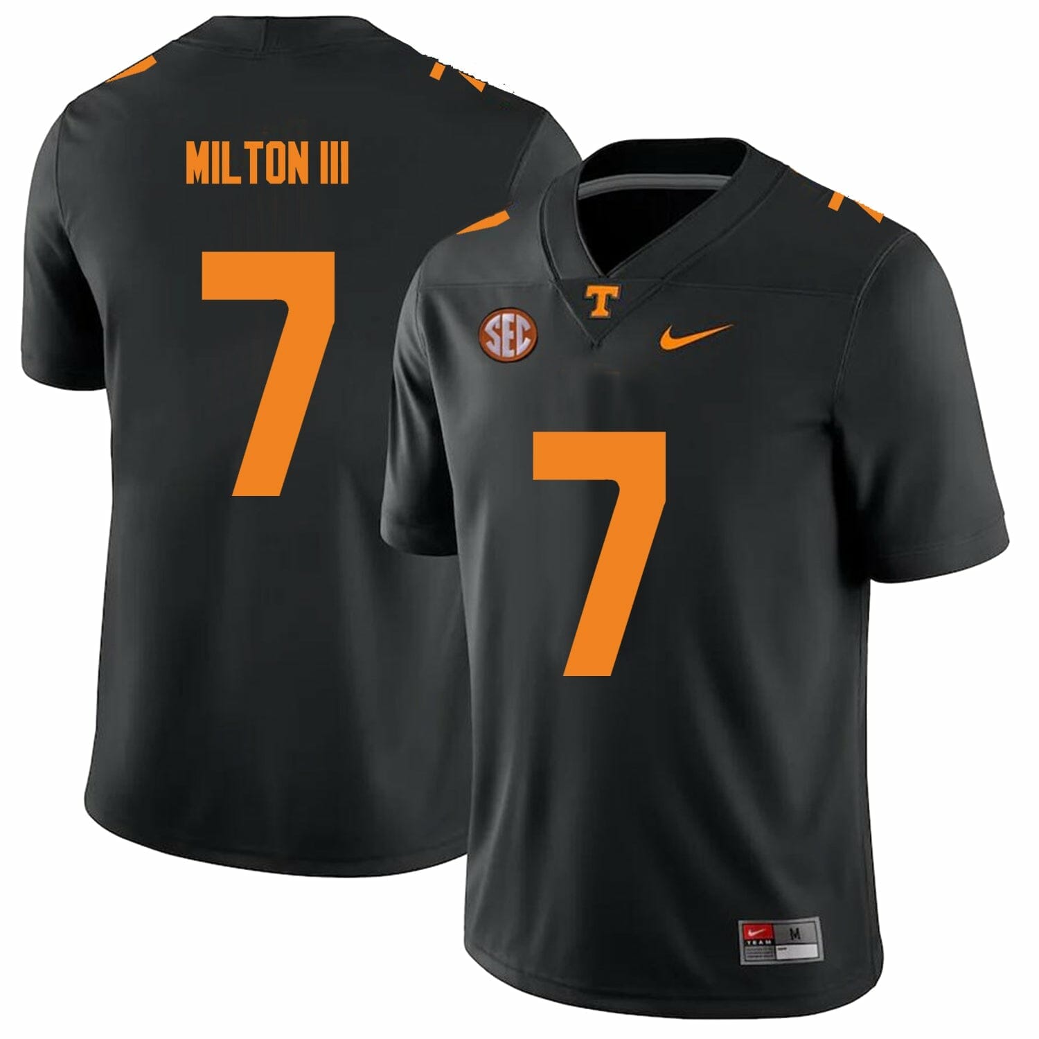 black tennessee vols jersey