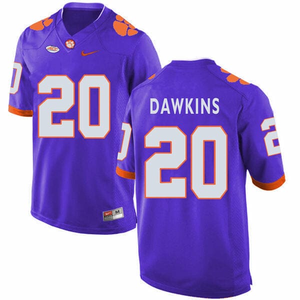 Clemson football hot sale jersey purple