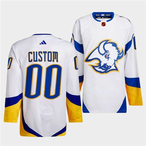 [HOT Now] Get New Custom Buffalo Sabres Jersey Retro White