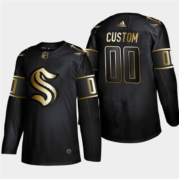 Best Selling Product] Custom NHL Seattle Kraken Mix Jersey Style