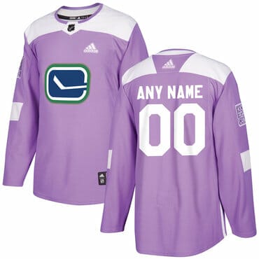 NHL Vancouver Canucks Custom Name Number Alternate Jersey Zip Up