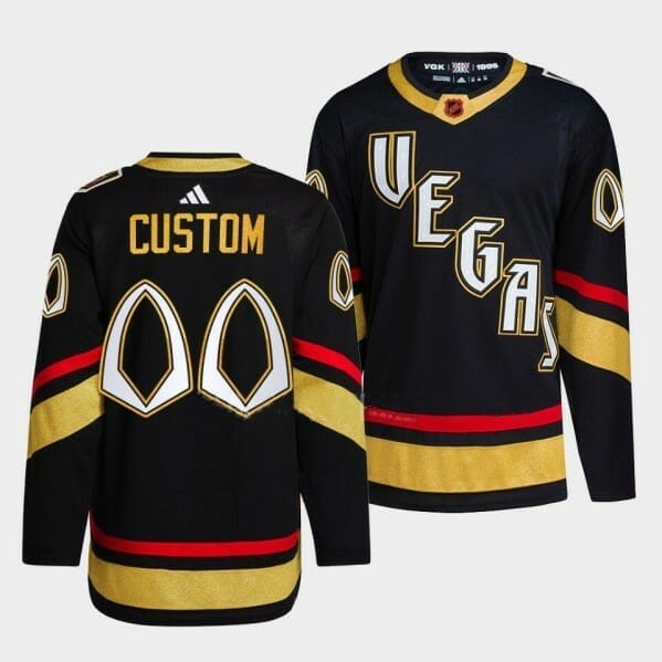 Top-selling item] Custom Vegas Golden Knights Full Printing Hockey Jersey