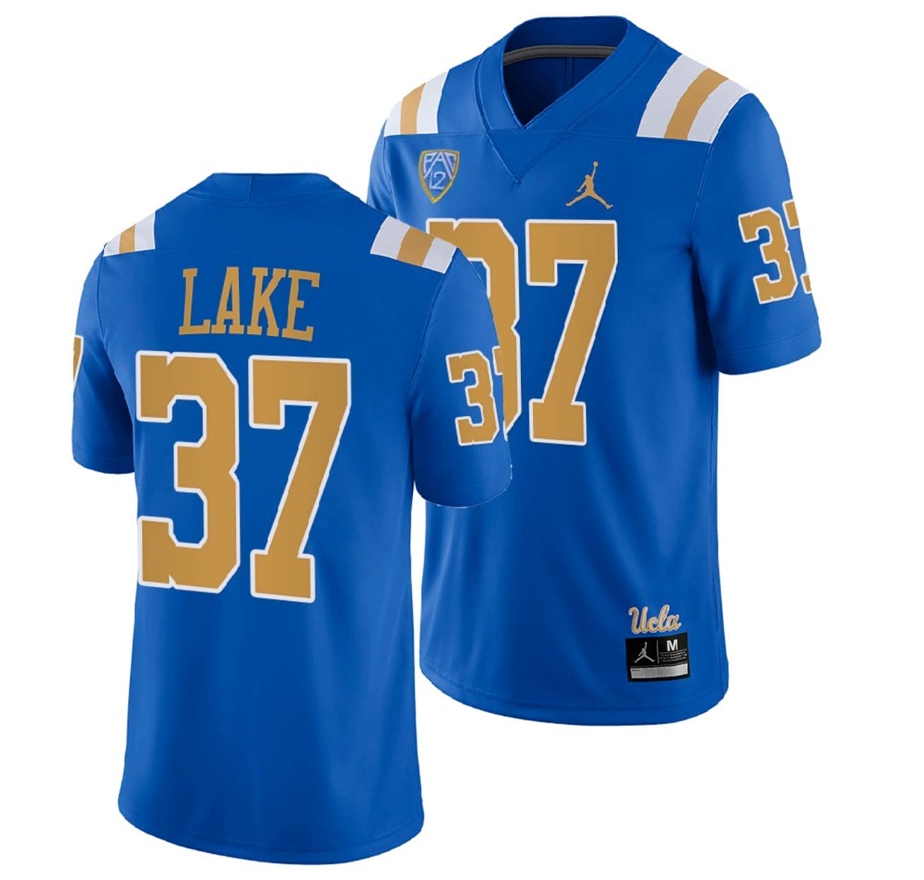 [Hot] Buy New UCLA Bruins Carnell Lake Jersey 37 Blue